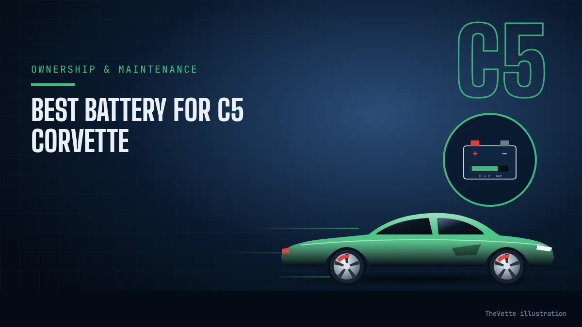 Illustrated cover for Best Battery for C5 Corvette
