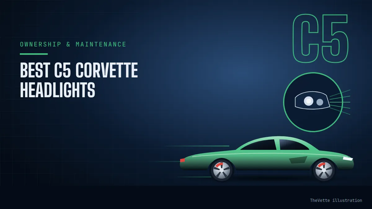 Illustrated cover for Best C5 Corvette Headlights