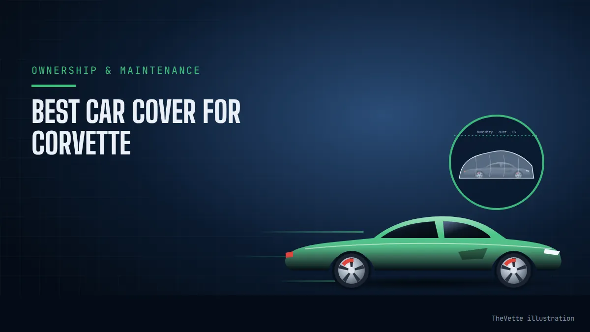 Illustrated cover for Best Car Cover for Corvette