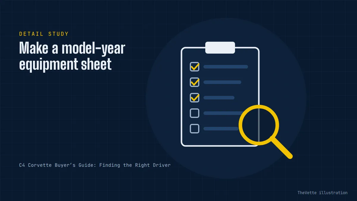 Detail illustration for C4 Corvette Buyer’s Guide: Finding the Right Driver