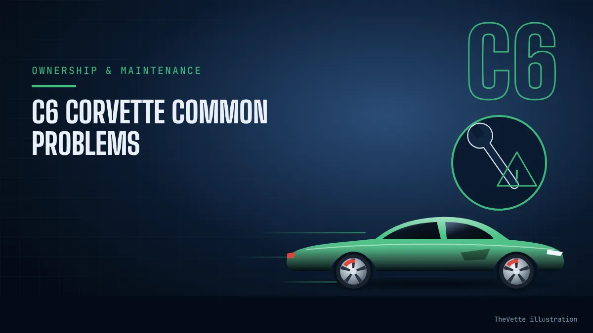 Illustrated cover for C6 Corvette Common Problems