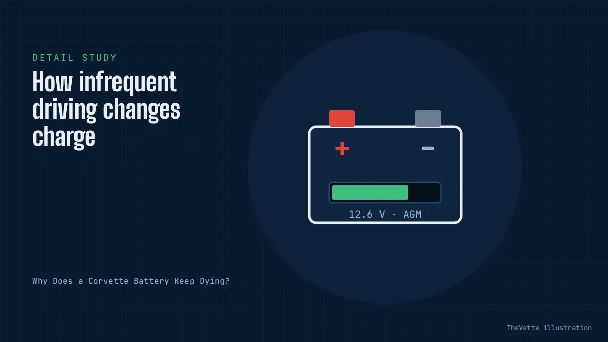 Detail illustration for Why Does a Corvette Battery Keep Dying?