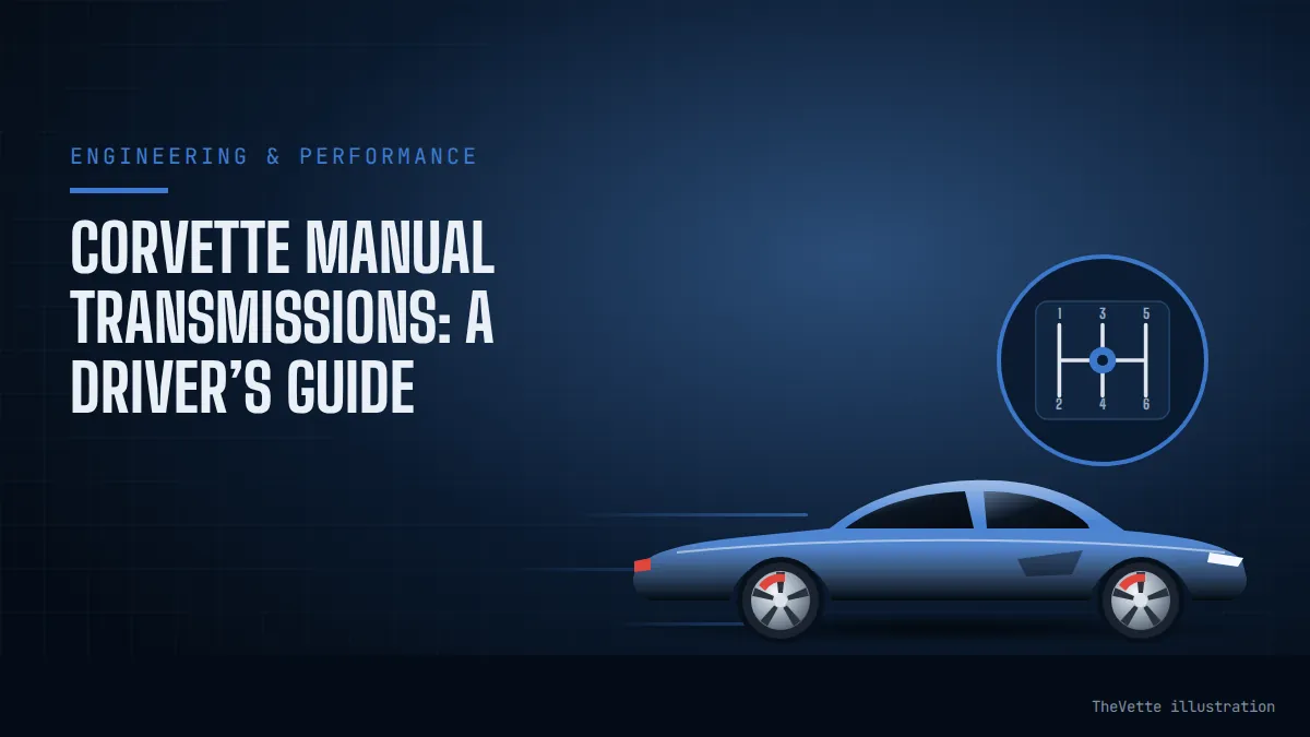 Illustrated cover for Corvette Manual Transmissions: A Driver’s Guide