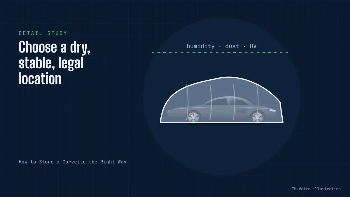 Detail illustration for How to Store a Corvette the Right Way