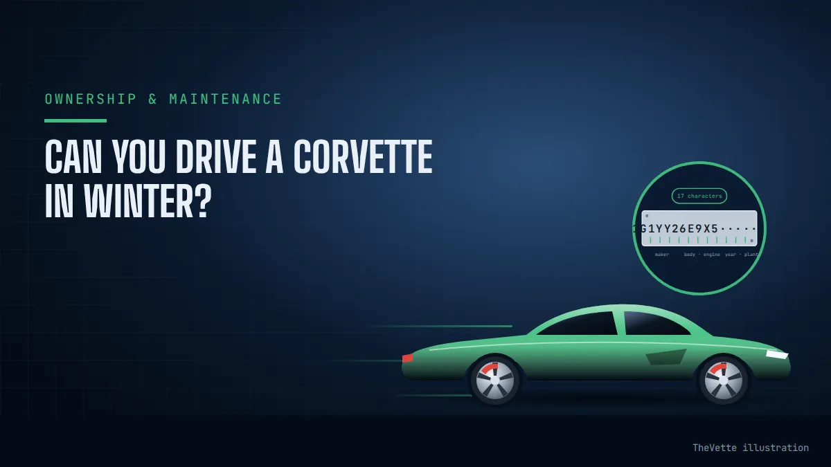 Illustrated cover for Can You Drive a Corvette in Winter?
