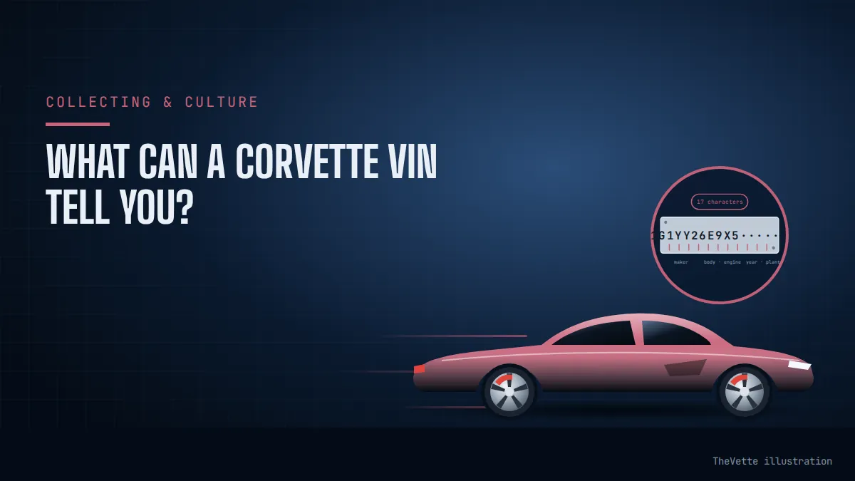 Illustrated cover for What Can a Corvette VIN Tell You?