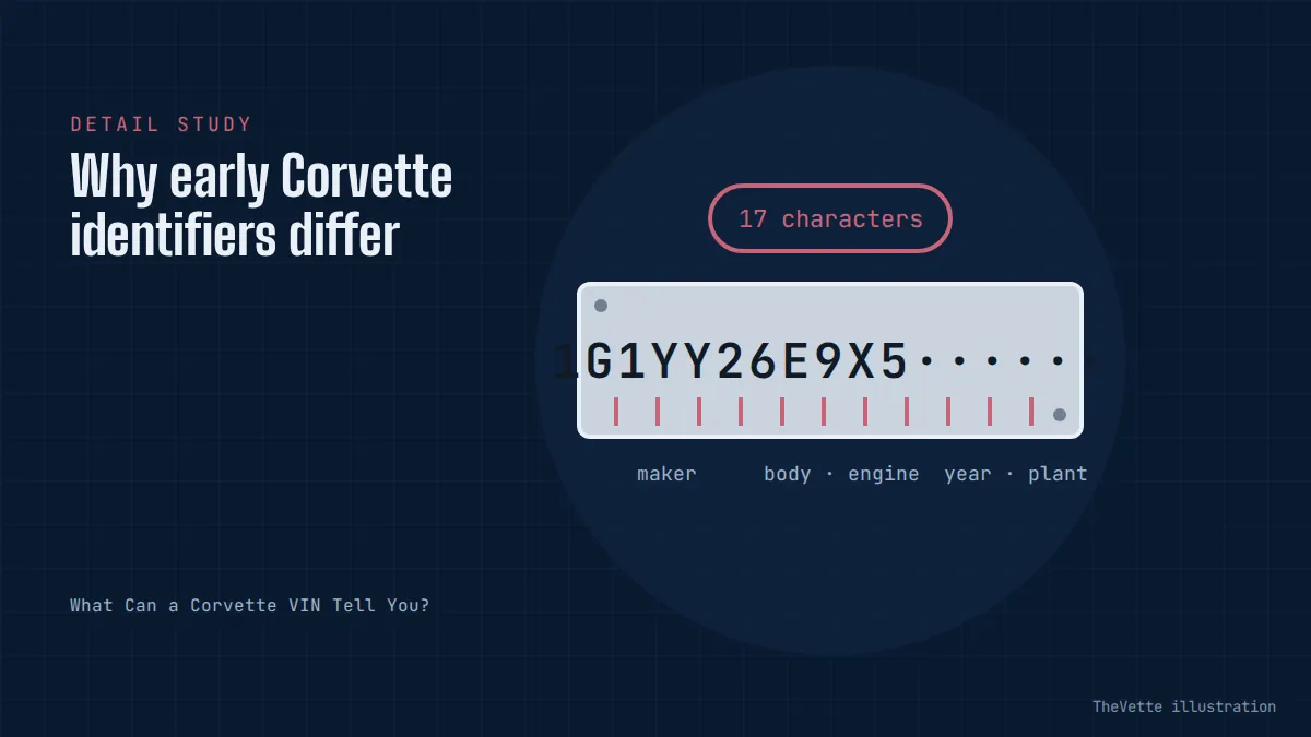 Detail illustration for What Can a Corvette VIN Tell You?